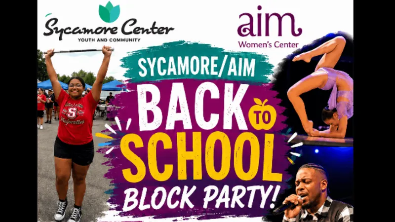 Sycamore Youth Center, AIM Women's Center to host back-to-school block party
