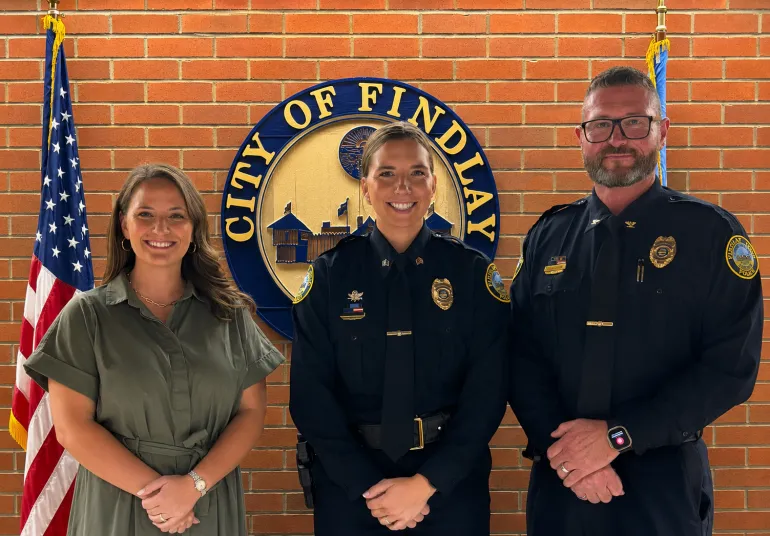 Findlay Police Department Promotes Kasey Schroeder to Sergeant