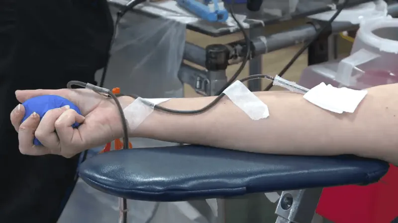 Blood drive at Easterseals to ease local hospital shortage; each unit aids 3 lives
