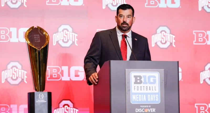 Ryan Day Knows a Scarlet 'X' Belongs on Every Michigan Logo