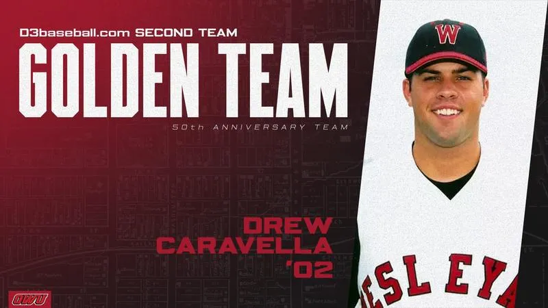 Caravella Named to D3baseball.com 50th Anniversary Second Team