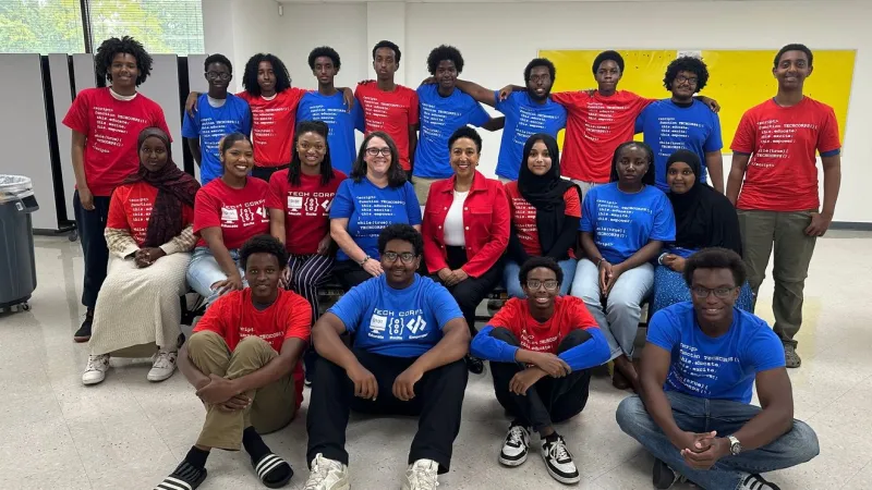 Student Tech Corps participants to showcase AI projects after Battelle STEM grant aid