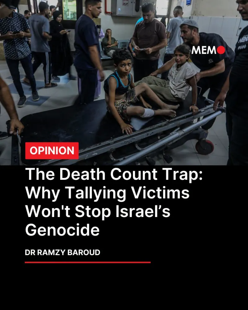 The Death Count Trap: Why Tallying Victims Won't Stop Israel's Genocide