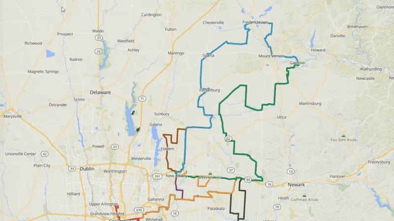 Pelotonia Ride Weekend Routes