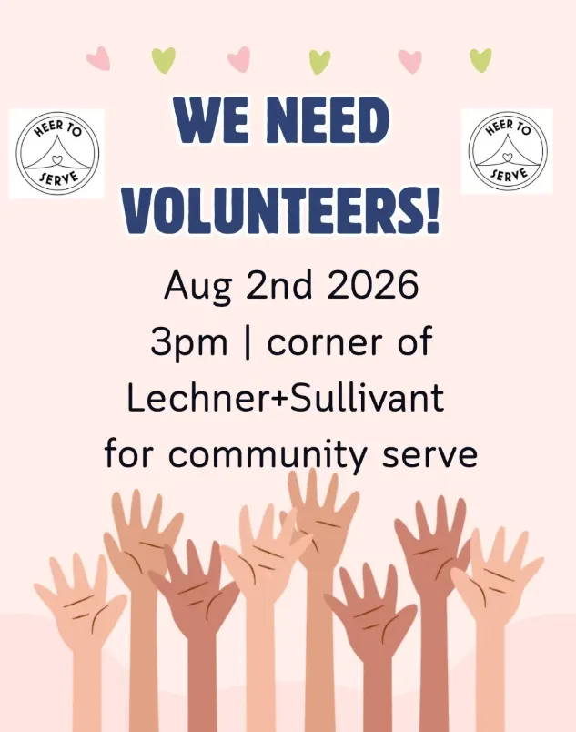 Sunday Community Serve for Heer to Serve