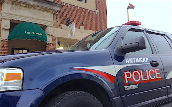 ANTWERP POLICE REPORT