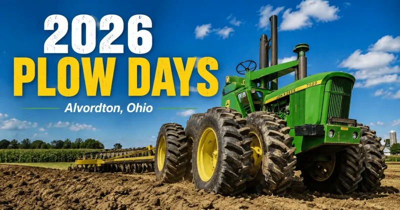 Alvordton Plow Days Set For Saturday, August 8