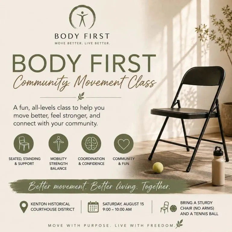 Free Movement and Fitness Class Planned at Hardin County Courthouse on August 15