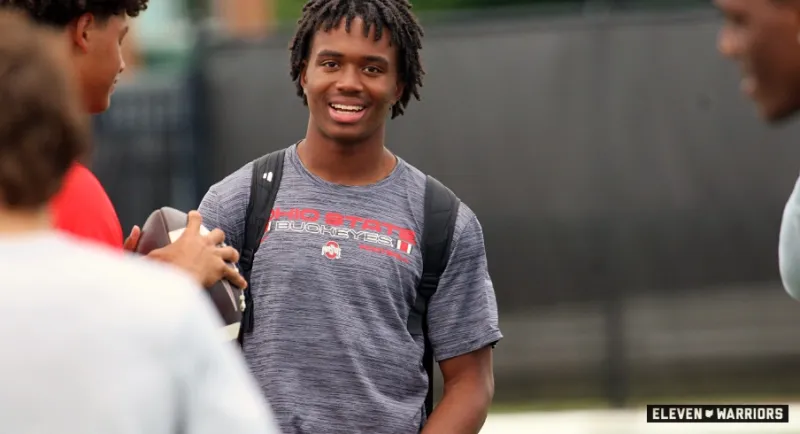Five-Star 2028 Ohio State WR Commit Jett Harrison Joins Brother Marvin Harrison Jr. By Signing Deal With New Balance
