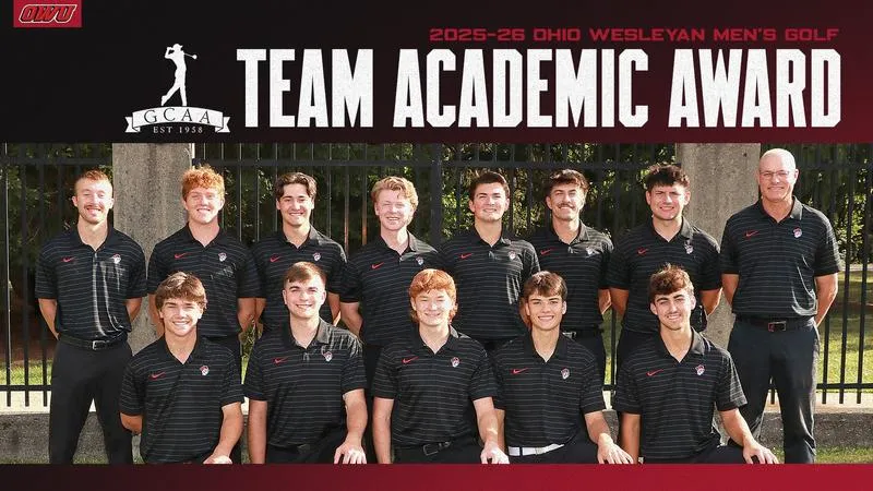 Men's Golf Receives GCAA Team Academic Award
