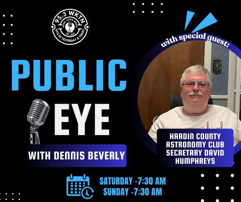 Hardin County Astronomy Club to Discuss Perseid Meteor Shower Watch Party on Public Eye