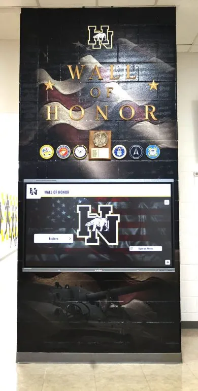 Hardin Northern Unveils Military Wall of Honor