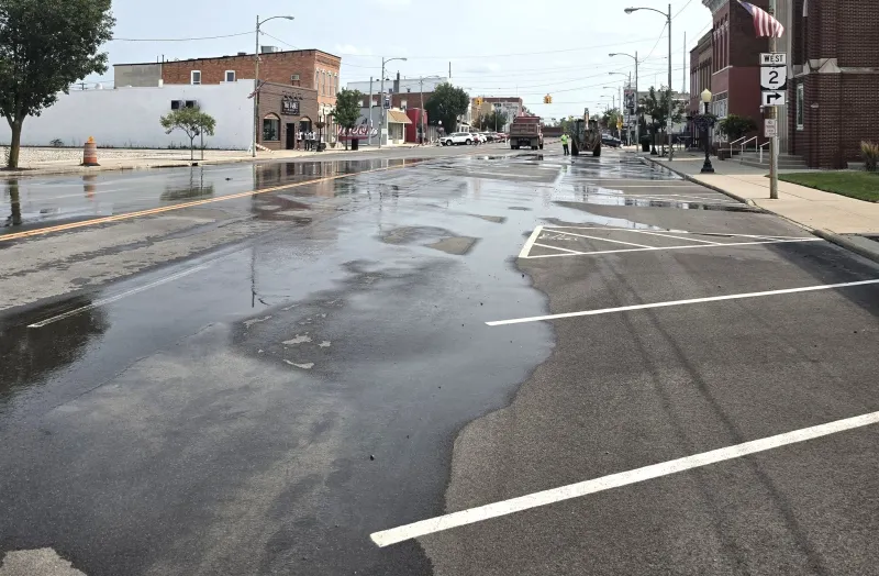 Water Main Break Closes Fulton St. Between Oak, Elm Streets In Wauseon