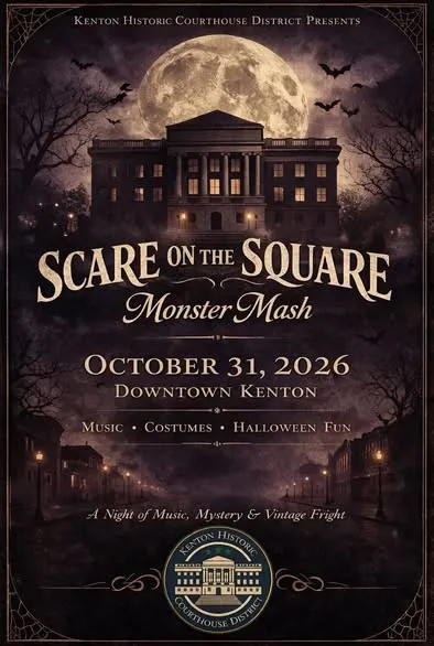 Kenton Historic Courthouse District Announces Scare on the Square Monster Mash