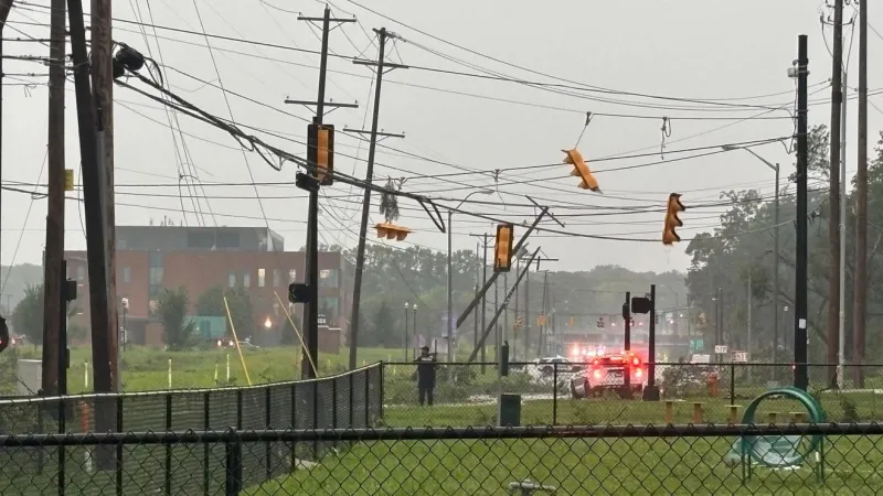 PHOTO GALLERY: Severe storm hits Central Ohio Tuesday morning