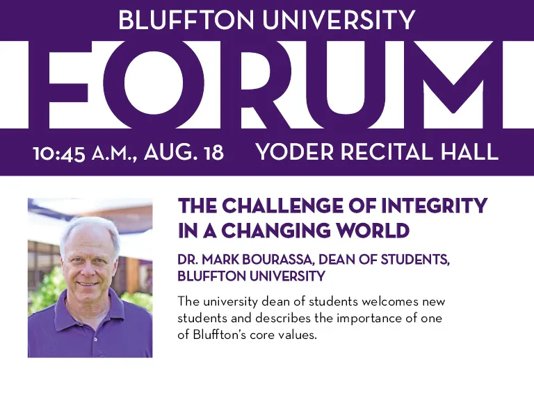 Bluffton University to Open 2026 Fall Semester with Opening Convocation