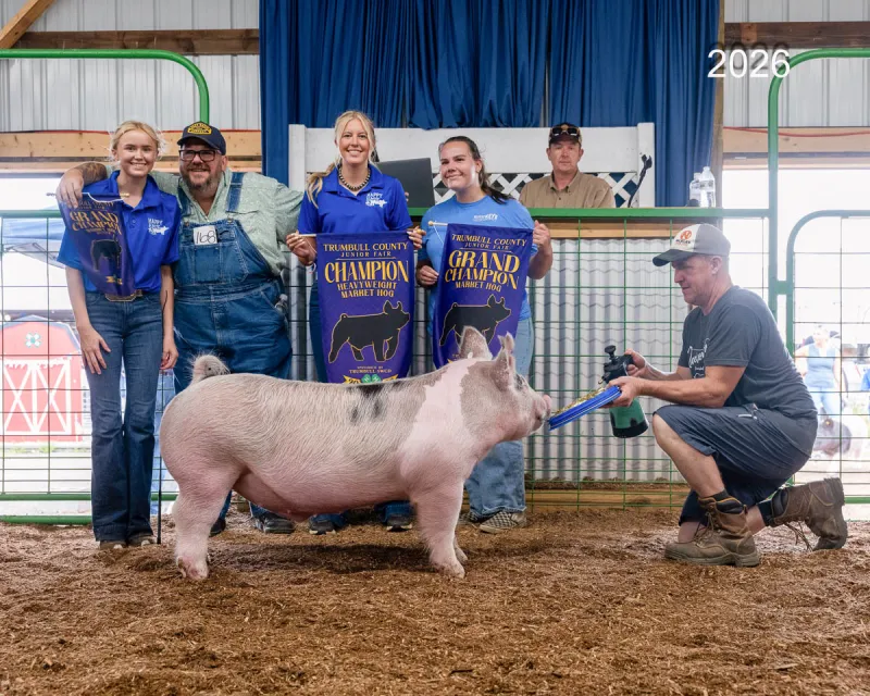 2026 Trumbull County Junior Fair Livestock Sale results