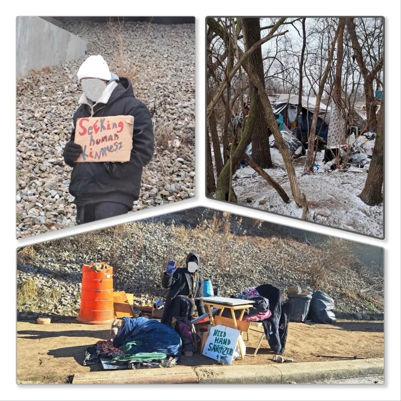 The first winter "I was homeless"