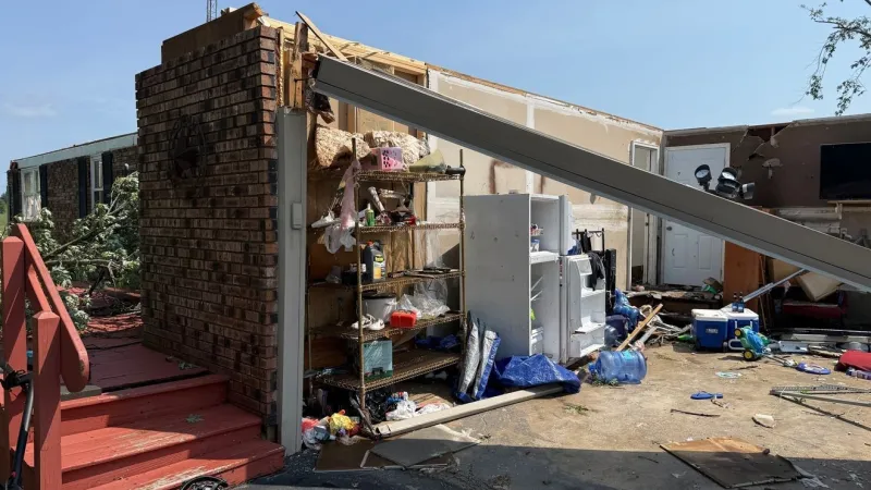 Storms destroy Clark County family's home just days before new school year