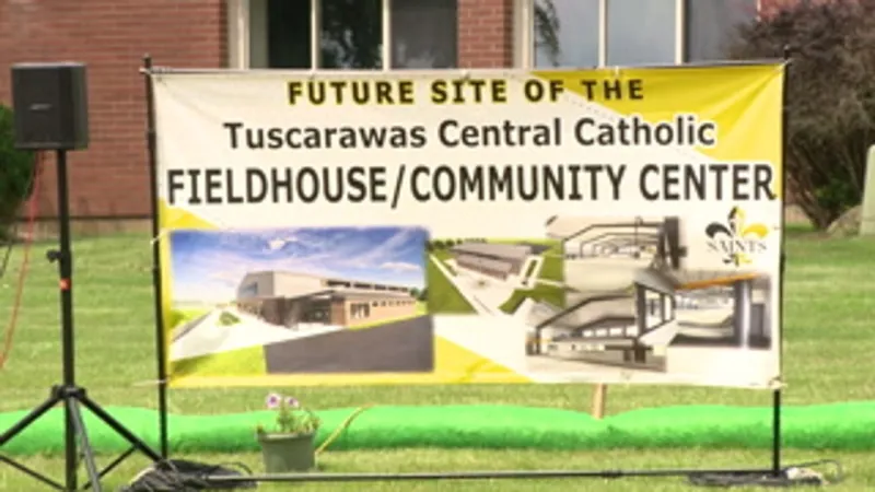 Tuscarawas Central Catholic breaks ground on new fieldhouse, community center