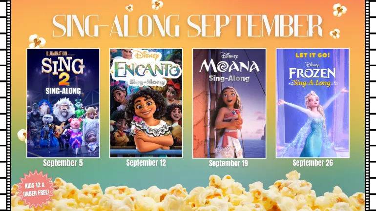 Sing-Along September Brings Family Movie Magic to the Marion Palace Theatre