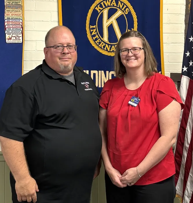 Kiwanis welcome PHS coach Menzie