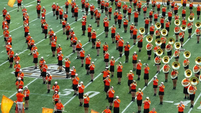 BGSU Falcon Marching Band hits 600 members, becoming nation's largest collegiate band