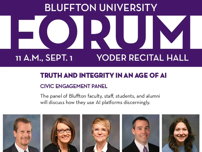 Bluffton Panel to Explore Truth and Integrity in the Age of AI
