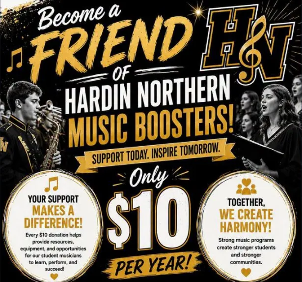 HN Residents Asked to Become Friends of Music Boosters