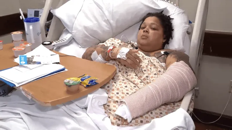 Woman says she was hit six times as bullets flew with Columbus officers right beside her