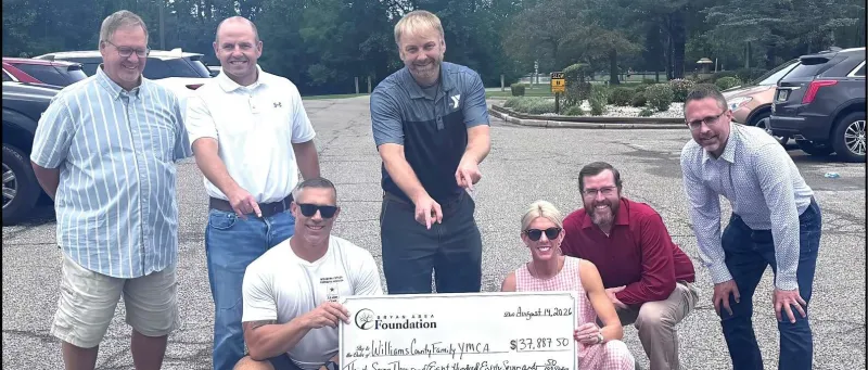 Williams County Family YMCA Parking Lot Gets $37,887.50 Boost