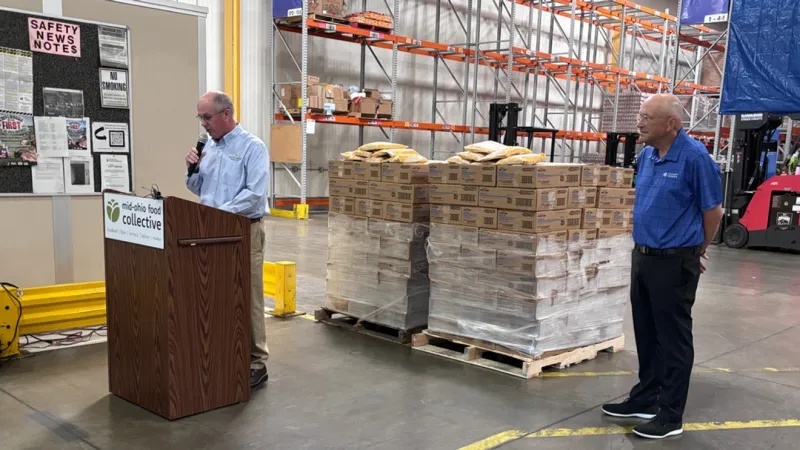 Mid-Ohio Food Collective sees rising demand as 20-ton mac and cheese gift arrives