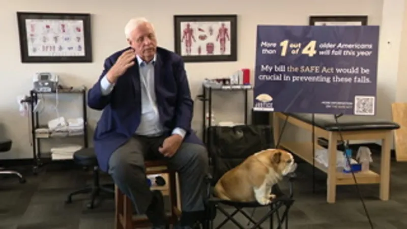 Sen. Jim Justice touts SAFE Act to offer free fall-risk assessments for seniors on Medicar