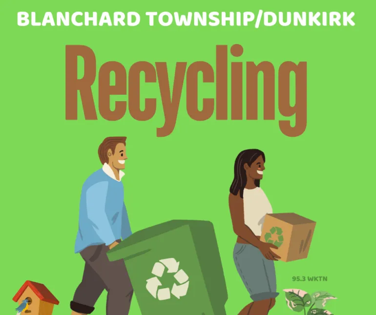 Blanchard Township/Dunkirk Recycling Day Set for Thursday
