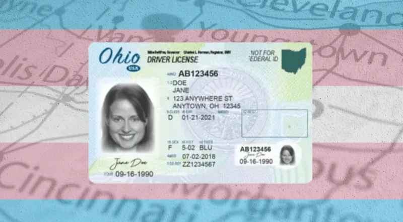 Ohio BMV abruptly creates new obstacle to change a sex marker on driver's licenses, IDs