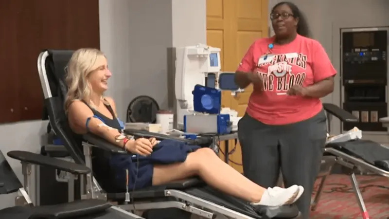 Big Ten schools kick off annual blood drive competition ahead of football season
