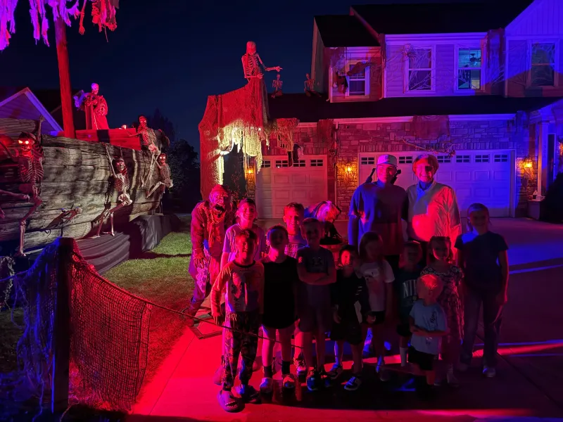 Peyton Maxstead's annual holiday displays foster joy and community spirit