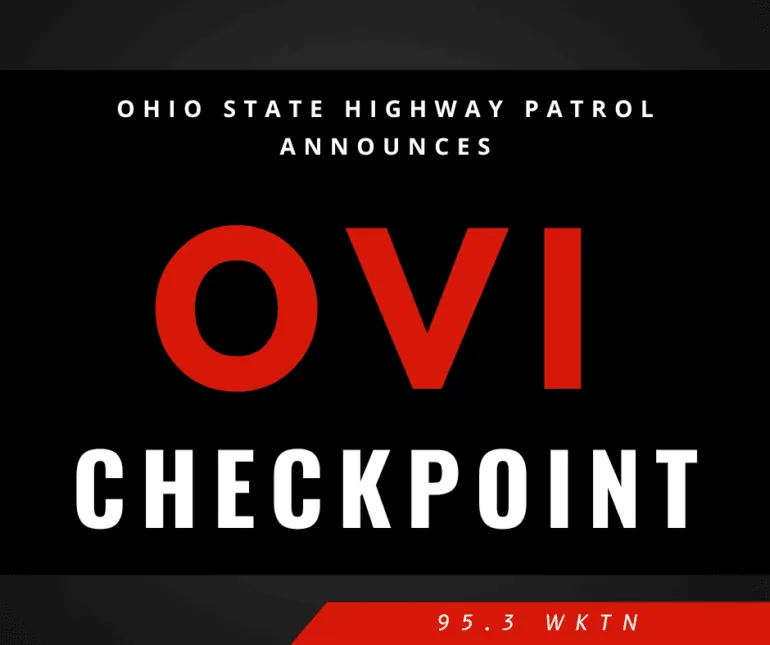 OVI Checkpoint Planned in Auglaize County Tomorrow