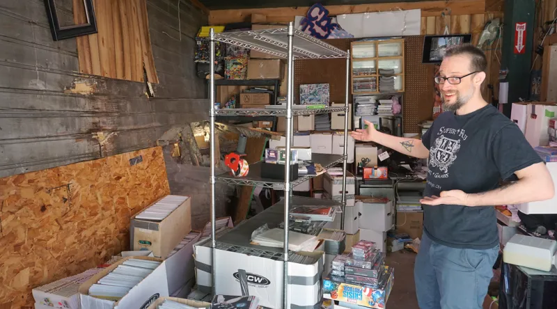 KAPOW!- Vehicle hits comic shop