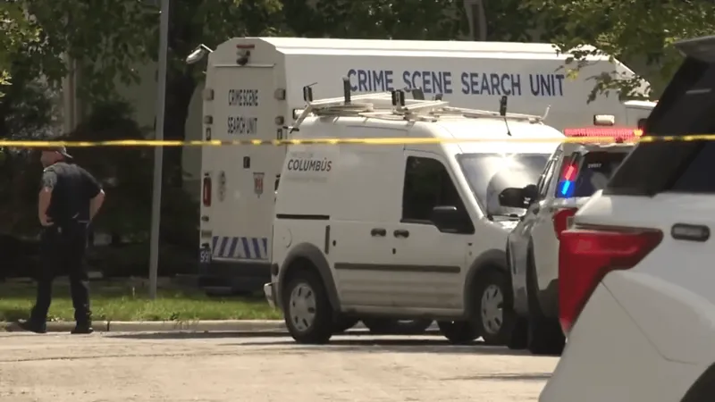Chaos ensued as police attempt to serve an arrest warrant in north Columbus