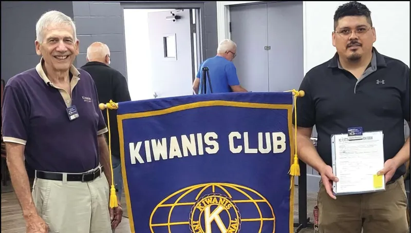 Kiwanis Club Of Bryan Inducts Ignacio Romero