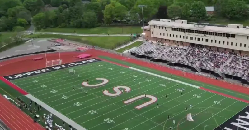 Mt. Lebanon vs. Upper St. Clair high school football in Steelers High School Showcase