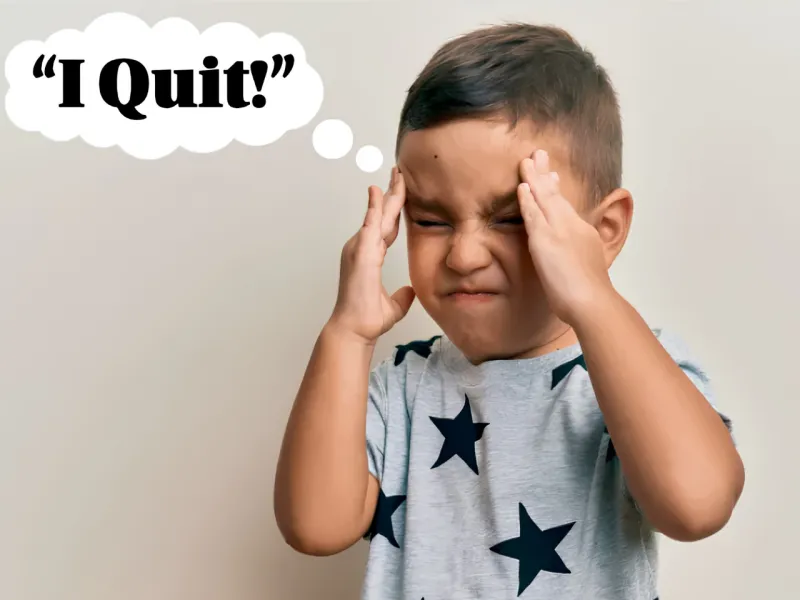 Feedback: When Kids Want to Quit