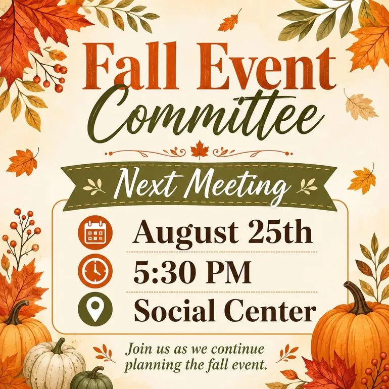 Alger Events Committee Planning Fall Fling, Seeks Community Volunteers
