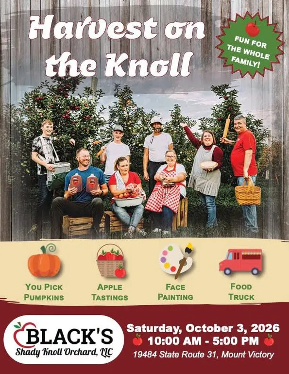Black's Shady Knoll Orchard Planning Harvest on the Knoll Event