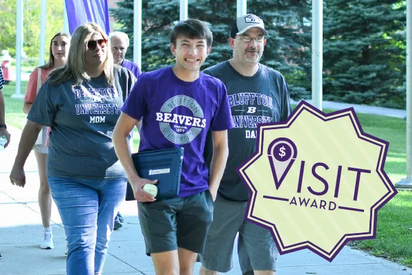 Bluffton University offers $1,000 annual award to students who visit campus