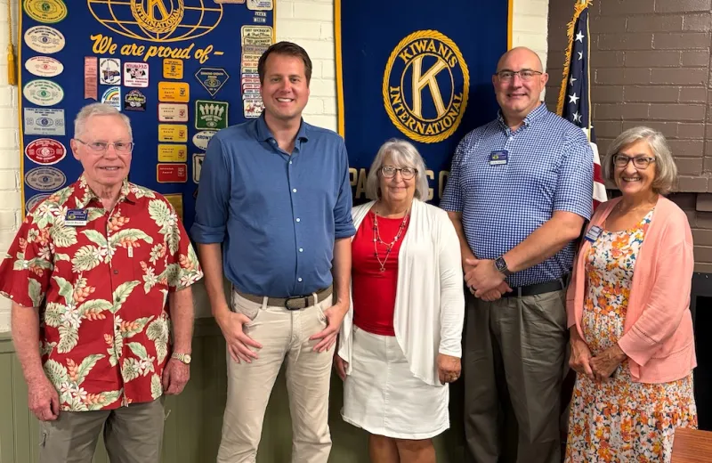 Kiwanis Club Welcomes Derek Merrin