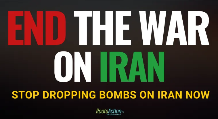 Tell Congress: No War on Iran