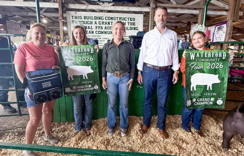 2026 Waterford Community Junior Fair Sale results