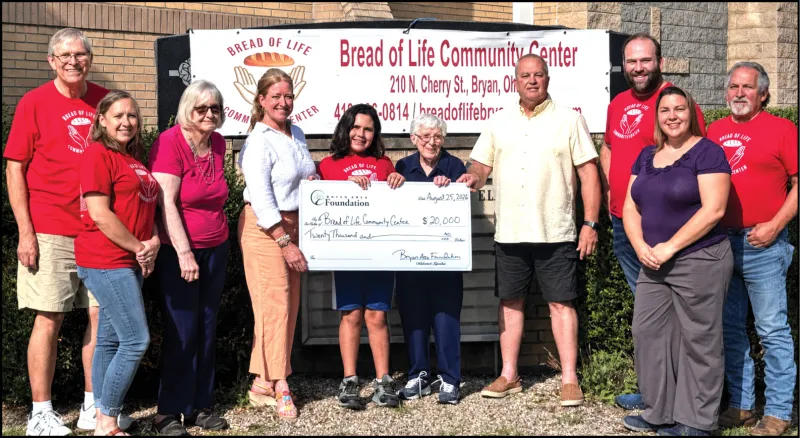 Bread Of Life Community Center Receives $20,000 Grant From Bryan Area Foundation